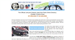 Desktop Screenshot of junkyardsorlando.com